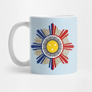 Philippine Sun / Baybayin word Pilipinas kung Mahal (I Love Philippines) Mug